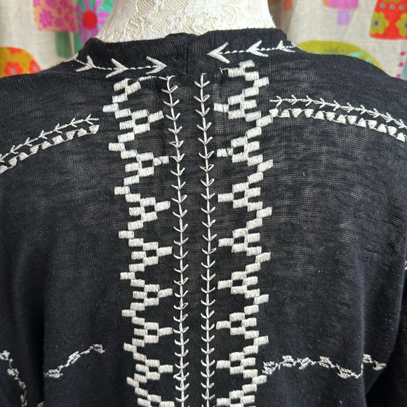 Haute Project Embroidered Open Front Cardigan. Large - Picture 7 of 13